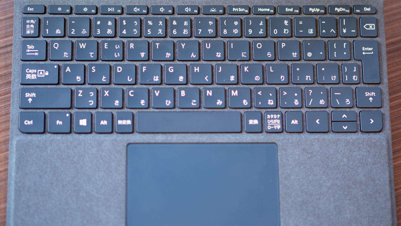 Surface Goのキーボード